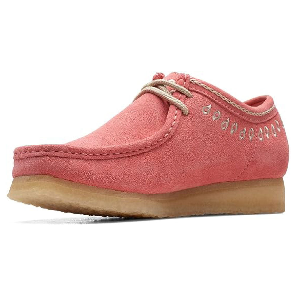 Wallabee Lo Pink Embroidery ワラビー ロー ピンク エンブロイダリー スエード メンズ