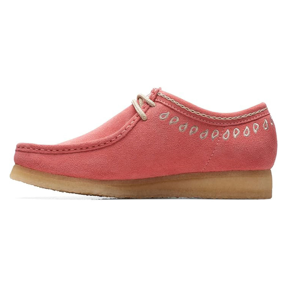 Wallabee Lo Pink Embroidery ワラビー ロー ピンク エンブロイダリー スエード メンズ