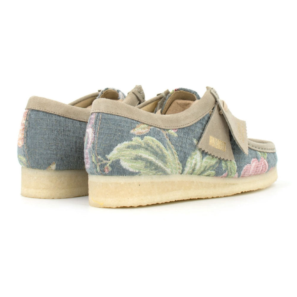 Wallabee Lo Grey Floral オリジナルズ ワラビー ロー グレー フローラル スエード メンズ