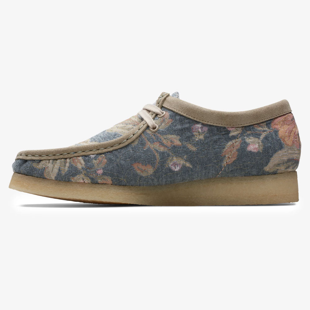 Wallabee Lo Grey Floral オリジナルズ ワラビー ロー グレー フローラル スエード メンズ