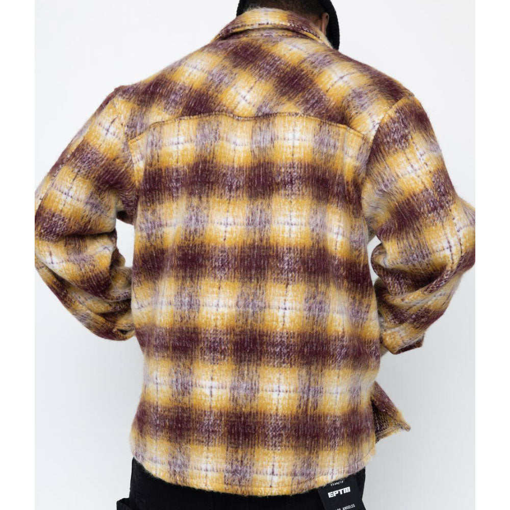 Side Slit Flannel Shirt ヘビー フランネル シャツ モヘア