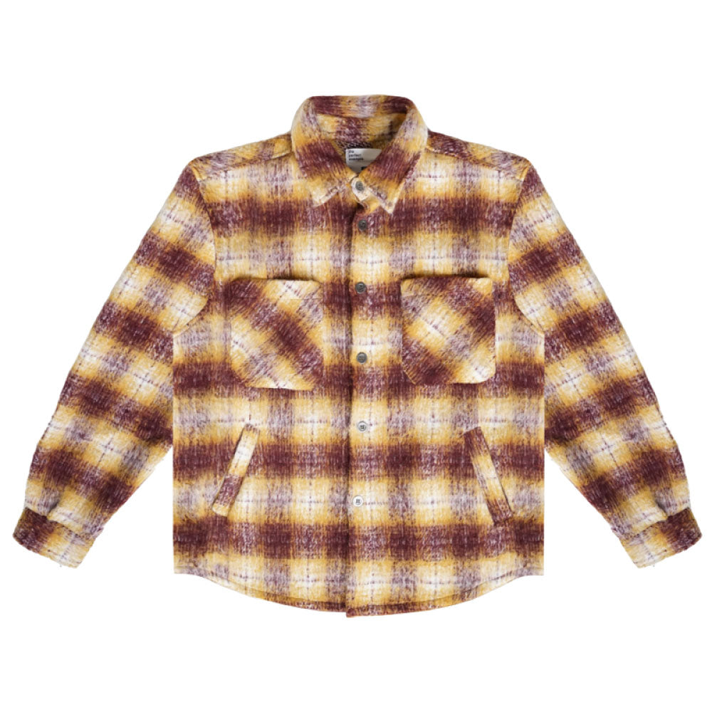 Side Slit Flannel Shirt ヘビー フランネル シャツ モヘア