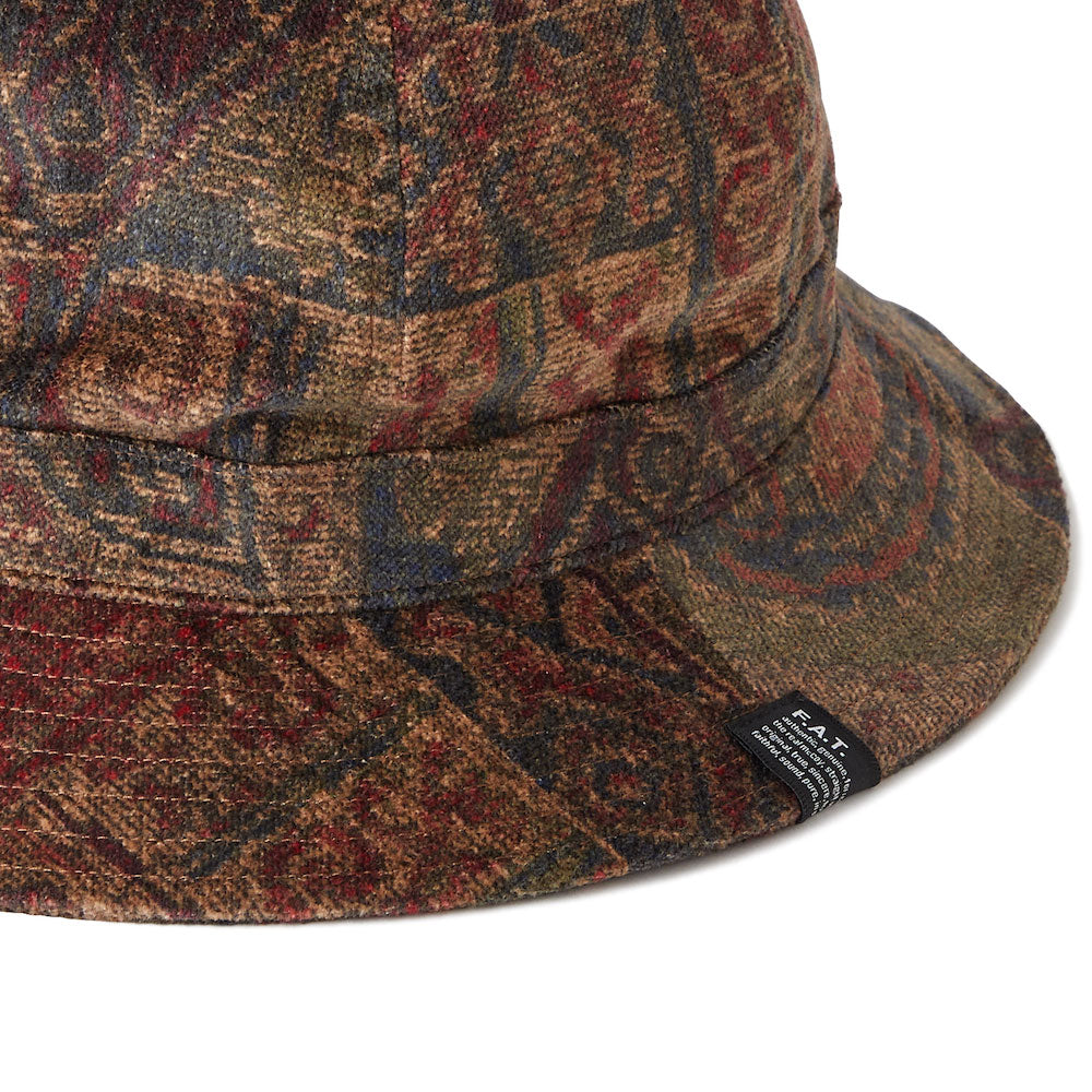 BELLRAL Military Corduroy Paisley Hat ミリタリー 6パネル コーデュロイ ペイズリー ハット 帽子