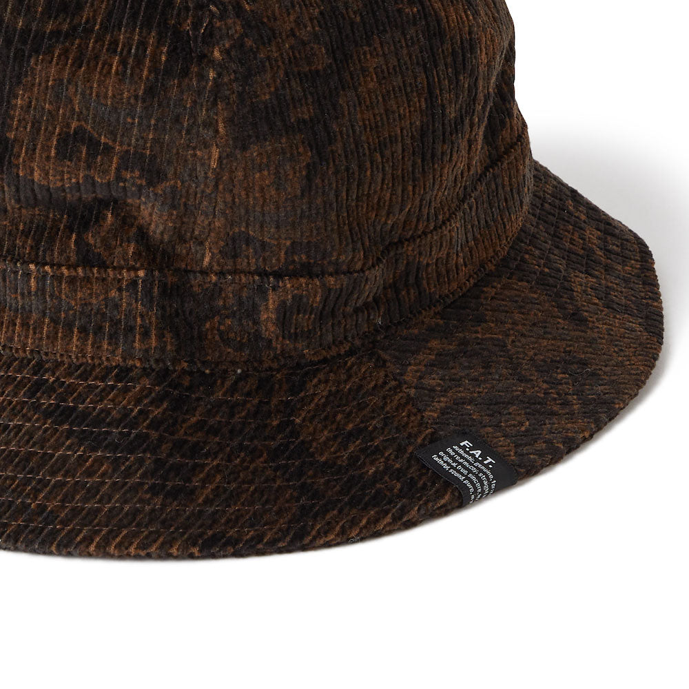 BELLSLEY Military Corduroy Paisley Hat ミリタリー 6パネル コーデュロイ ペイズリー ハット 帽子