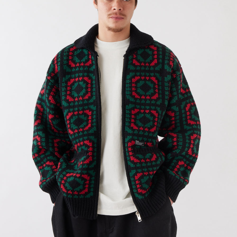 COWCHET Cowichan Cardigan ジャガード カウチン ニット カーディガン