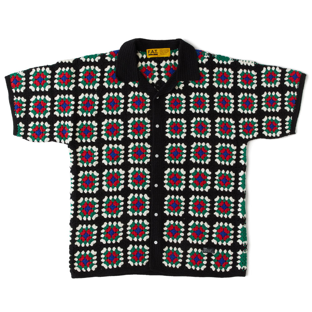 FLOCHET Knit S/S Shirts クロシェット ニット 半袖 シャツ