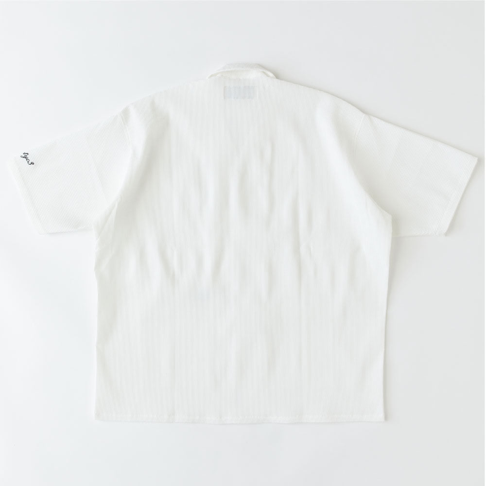 GIGABUMP S/S All Over Waffle Shirts WHT 半袖 シャツ