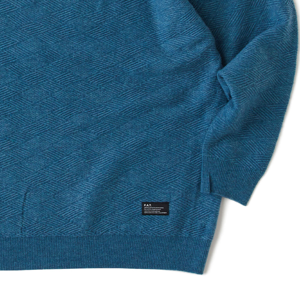 JAQWIRE L/S Knit Polo Shirts ジャガード ニット ポロ シャツ