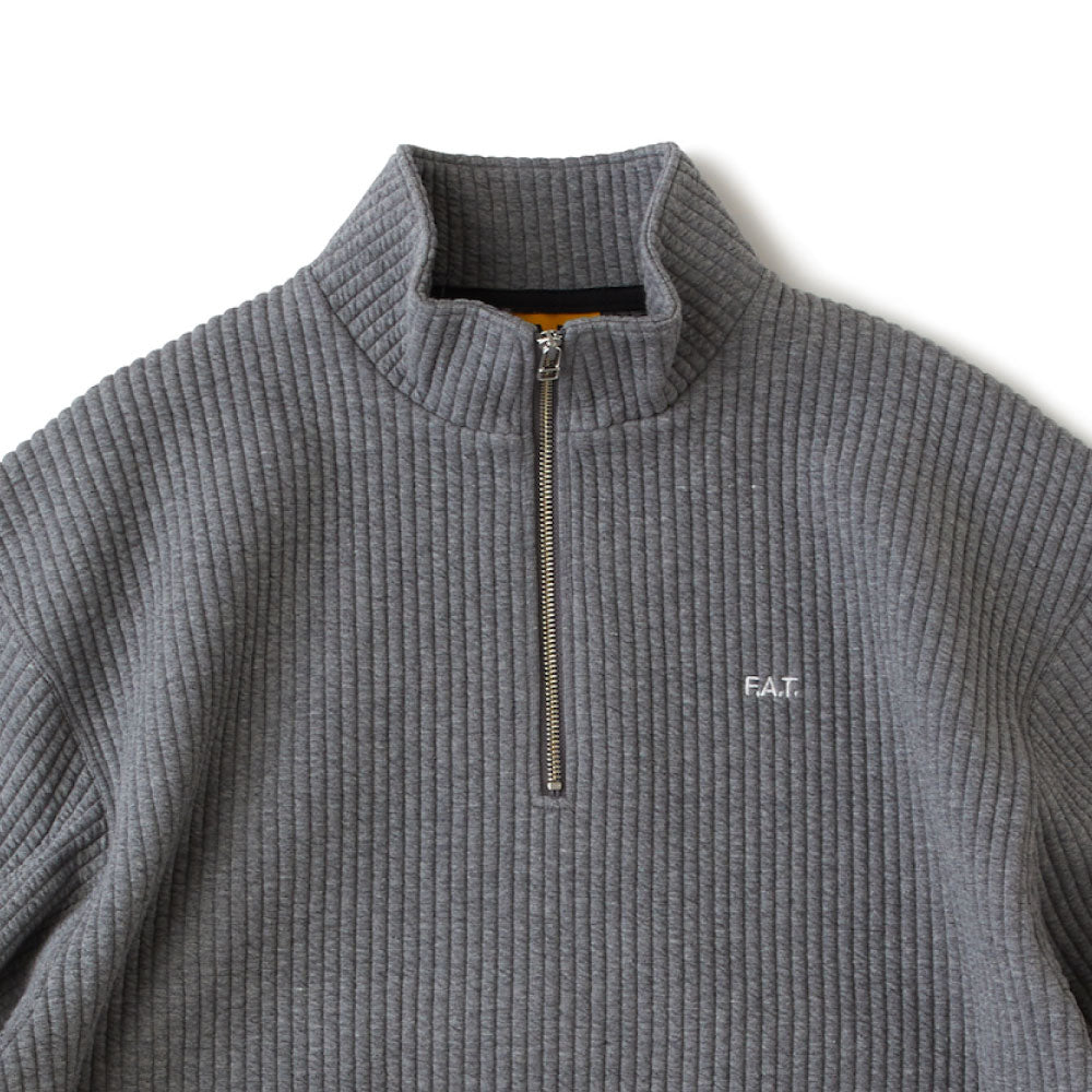 QUILHALF Quilting Half Zip Sweat Shirt GRY キルティング ハーフ ジップ スウェット シャツ