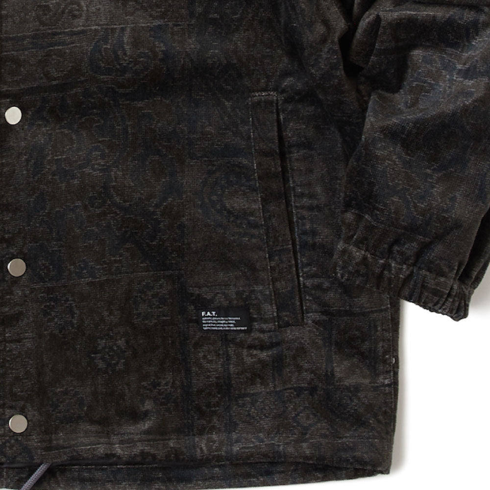 WALESLEY Corduroy Patchwork Paisley Coach Jacket コーデュロイ パッチワーク調 ペイズリー コーチ ジャケット