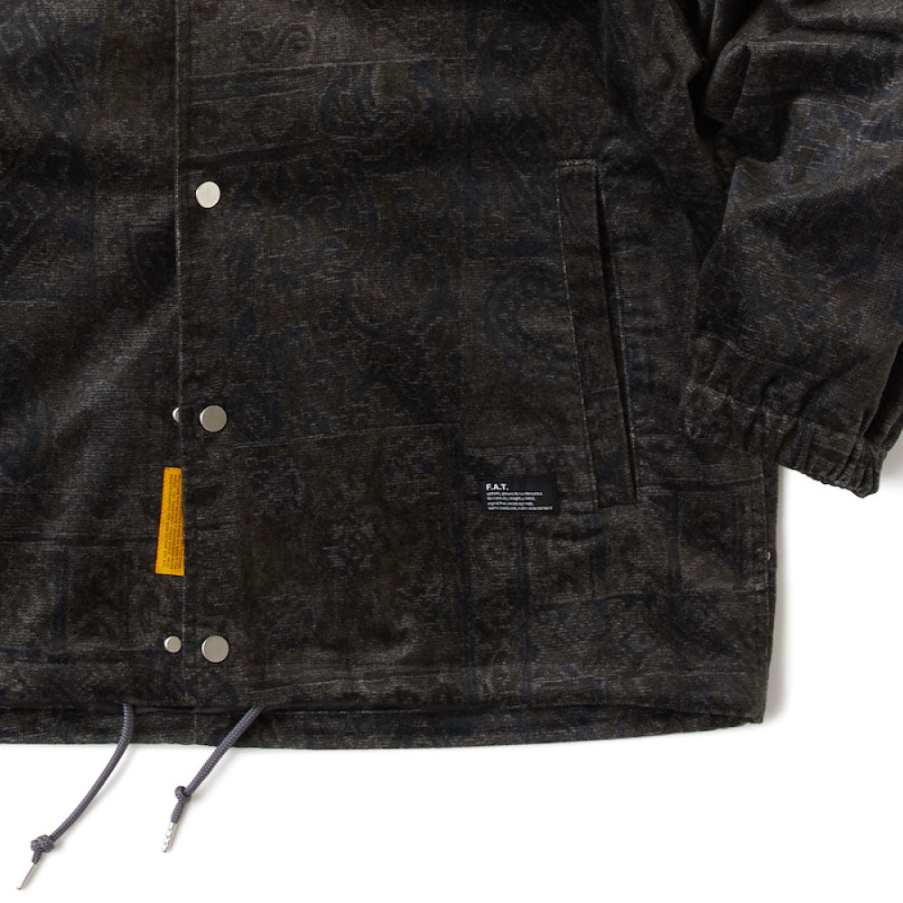 WALESLEY Corduroy Patchwork Paisley Coach Jacket コーデュロイ パッチワーク調 ペイズリー コーチ ジャケット