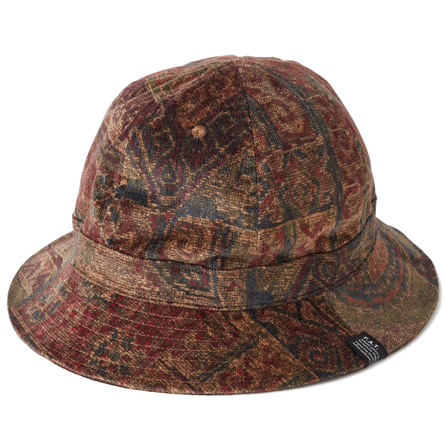 BELLRAL Military Corduroy Paisley Hat ミリタリー 6パネル コーデュロイ ペイズリー ハット 帽子