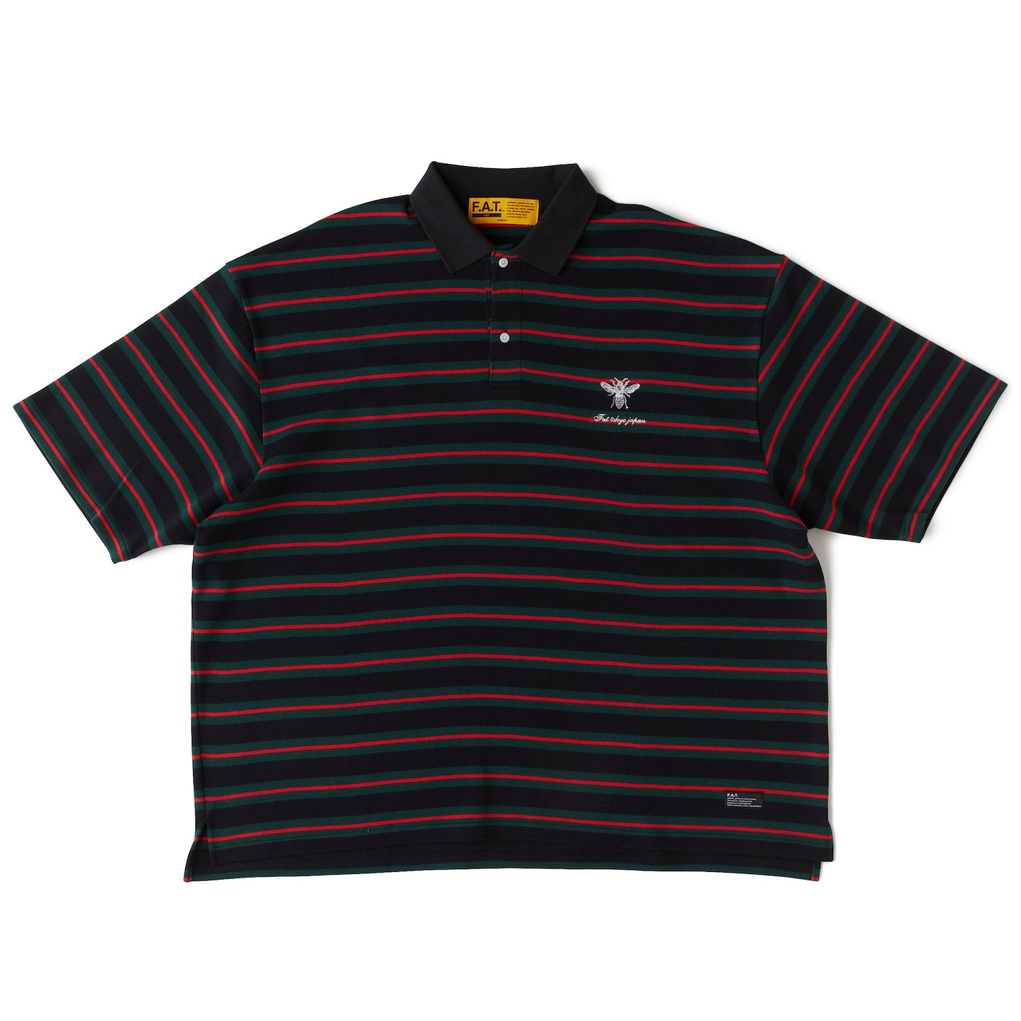 CHUKKABEE S/S Border Polo Shirts BLK 半袖 ボーダー ポロ シャツ