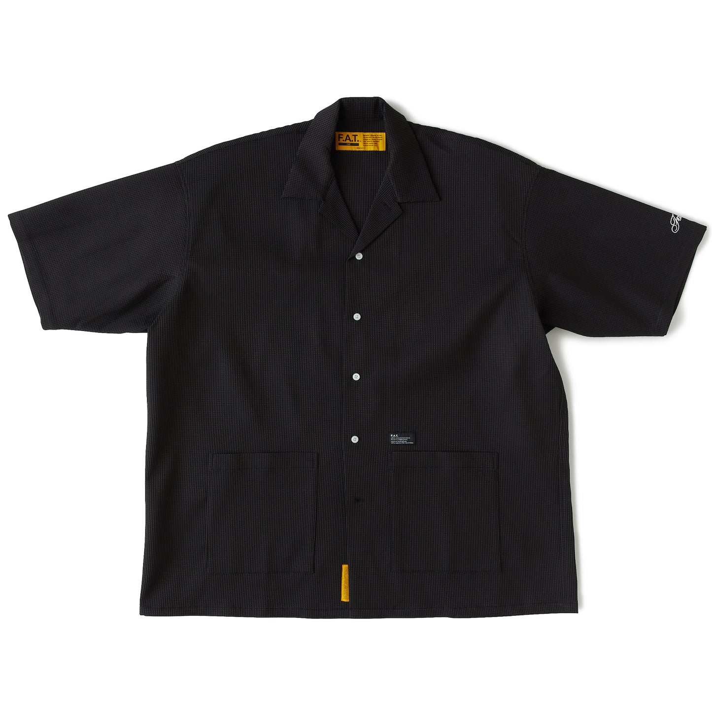 GIGABUMP S/S All Over Waffle Shirts BLK 半袖 シャツ