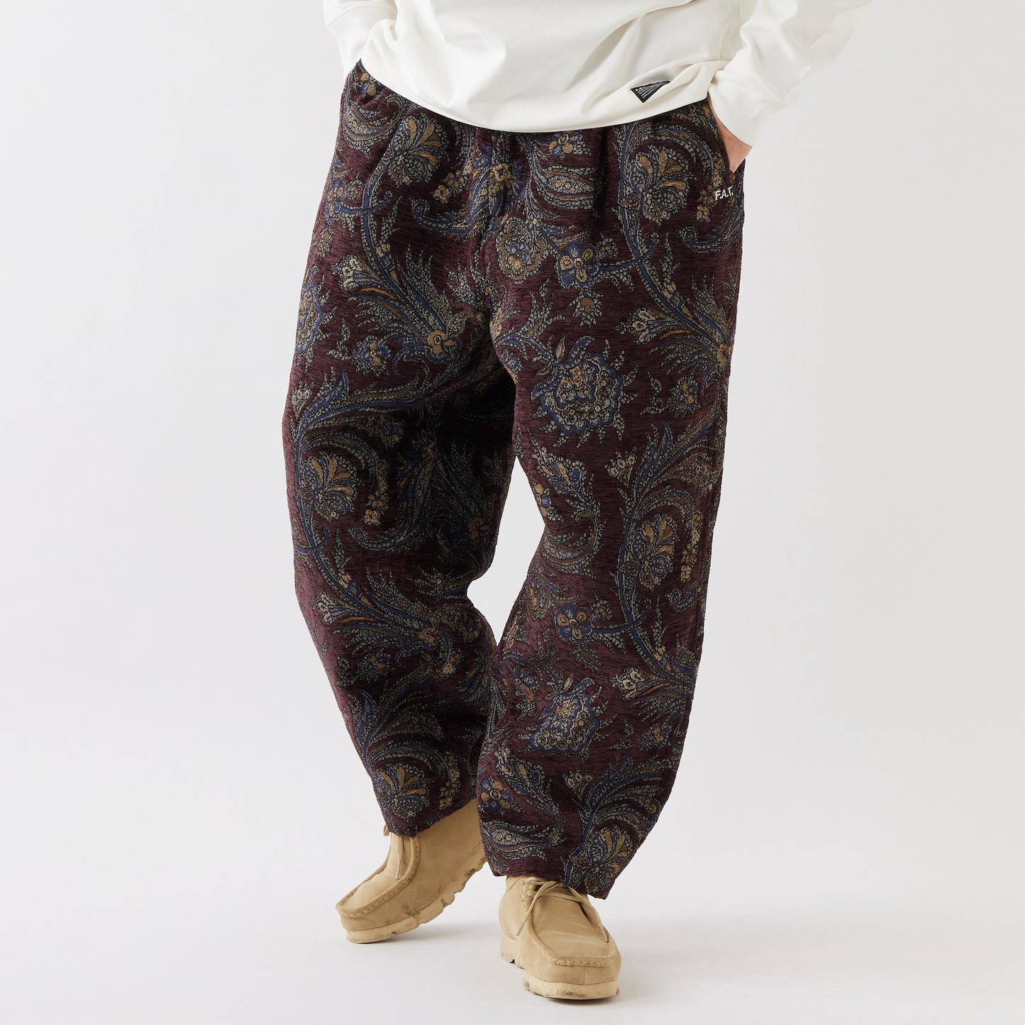 GOBESLEY Gobelin Wide Pants ゴブラン ジャガード ワイド パンツ