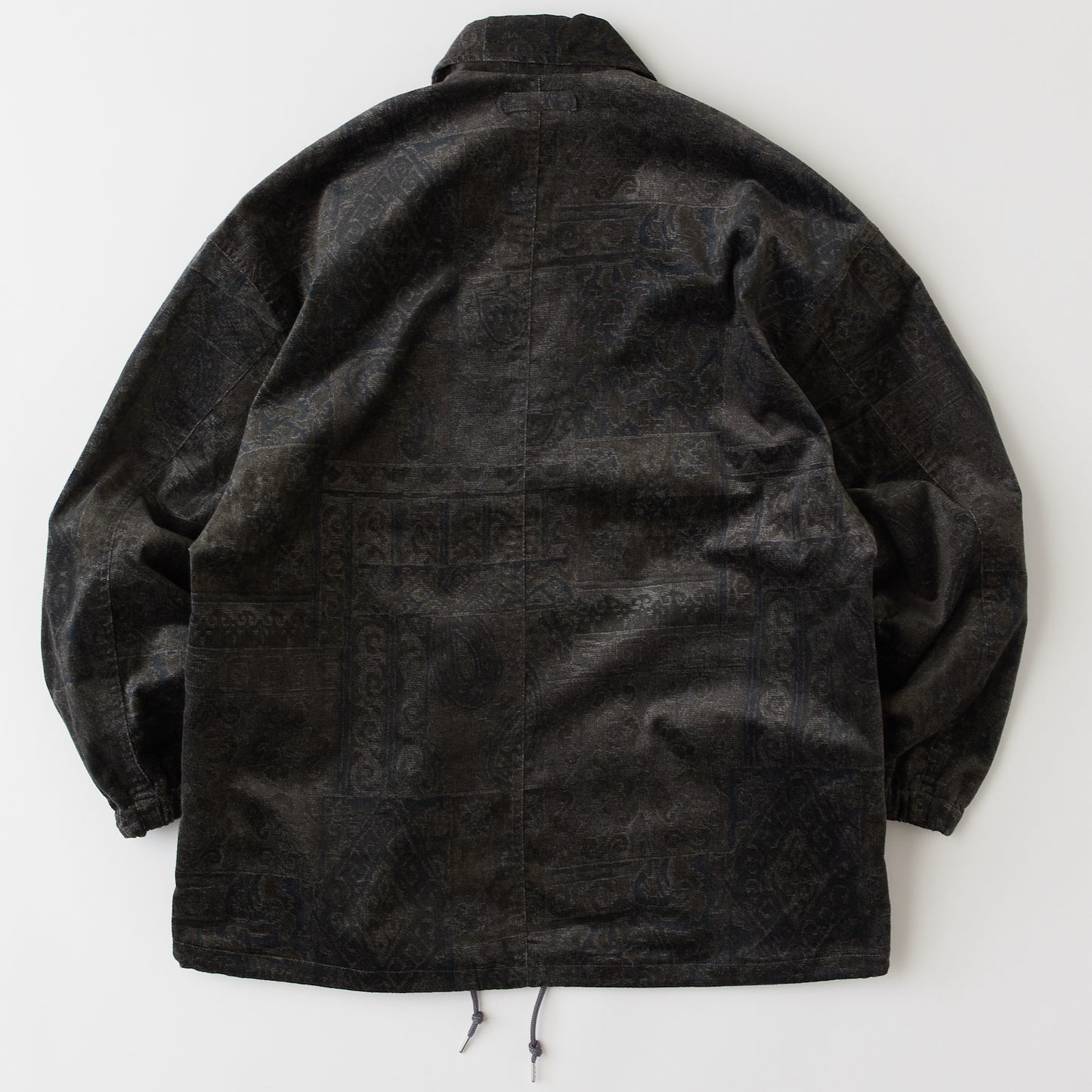 WALESLEY Corduroy Patchwork Paisley Coach Jacket コーデュロイ パッチワーク調 ペイズリー コーチ ジャケット