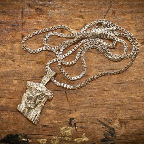 Golden Gilt(ゴールデン・ギルト) Mini Jesus Chain Silver Necklace ネックレス シルバー 64cm jewelry ジーザス チェーン