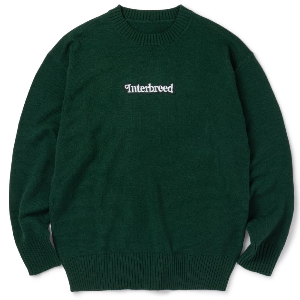 Archive Logo Knit Sweater ワッペン クルーネック コットン ニット セーター