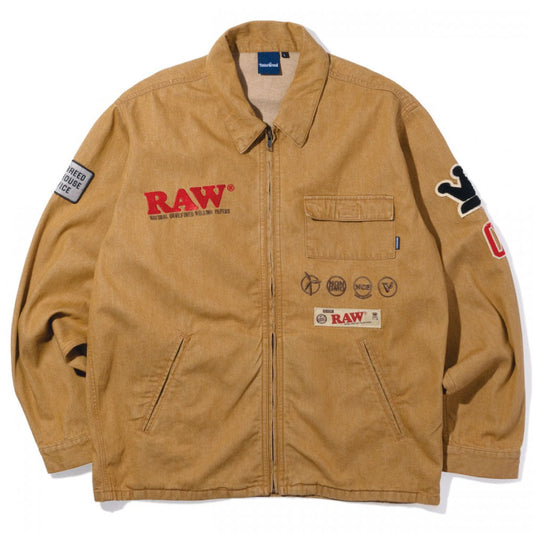 x Raw Managers Jacket ロウ ジャケット Natural Brown