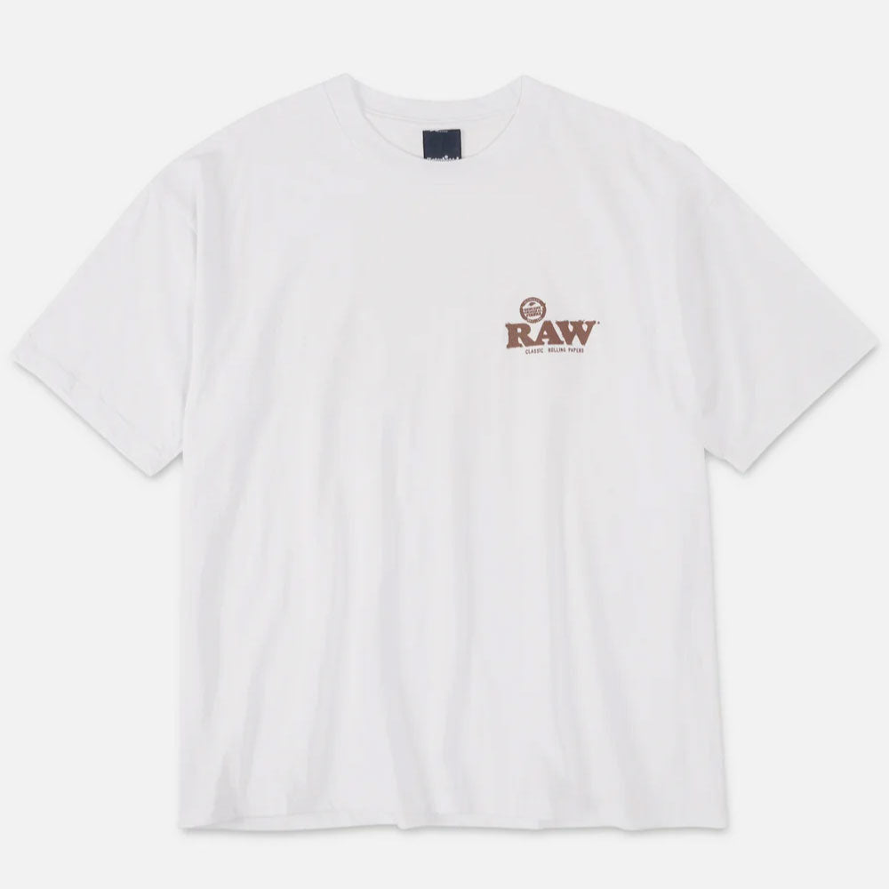 x RAW Slow Burning S/S Tee artwork by cleofus 半袖 Tシャツ