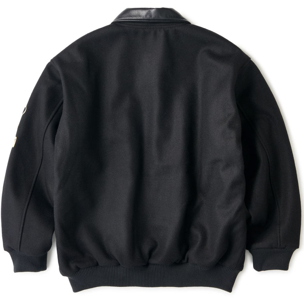 x Raw Varsity Jacket ロウ スタジャン バーシーティー ジャケット Black