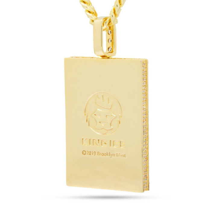 × Notorious B.I.G Biggie King of NY Necklace Gold ネックレス ノトーリアス ビギー