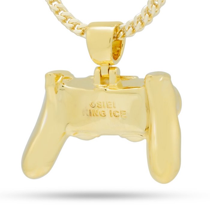 × PlayStation Controller Necklace 14K Gold Single Row コントローラー プレイステーション ネックレス ゴールド プレステ 50cm チェーン