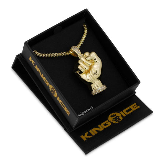 The Power Fist Necklace Designed by Snoop Dogg 14K Gold Single chain ネックレス ゴールド チェーン パワー フィスト スヌープ ドッグ
