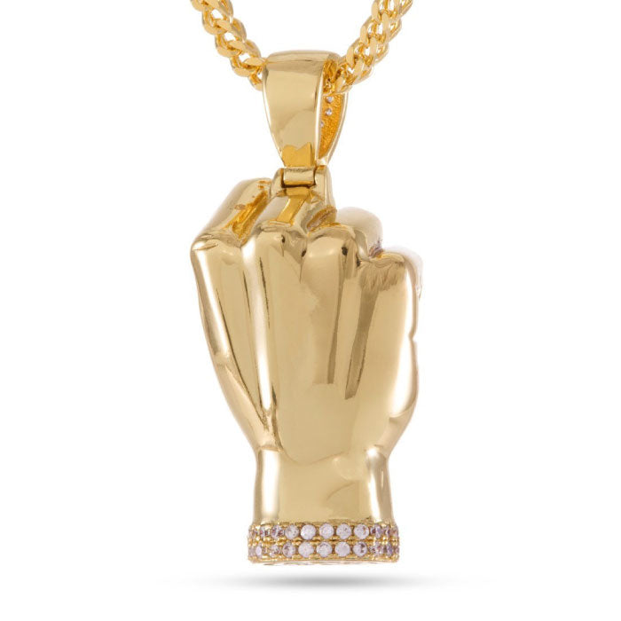 The Power Fist Necklace Designed by Snoop Dogg 14K Gold Single chain ネックレス ゴールド チェーン パワー フィスト スヌープ ドッグ