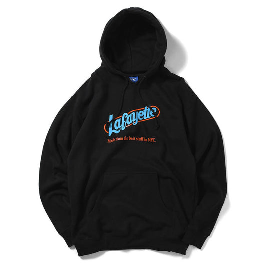Best Stuff Hooded Sweatshirt Black プルオーバー パーカー by Lafayette ラファイエット
