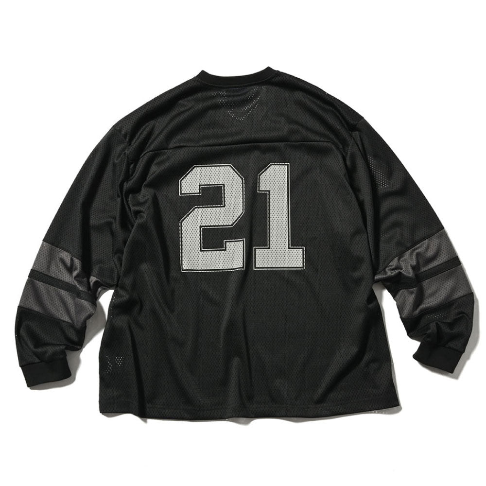 21th Anniversary Football Shirt BLK 長袖 Vネック フットボール シャツ