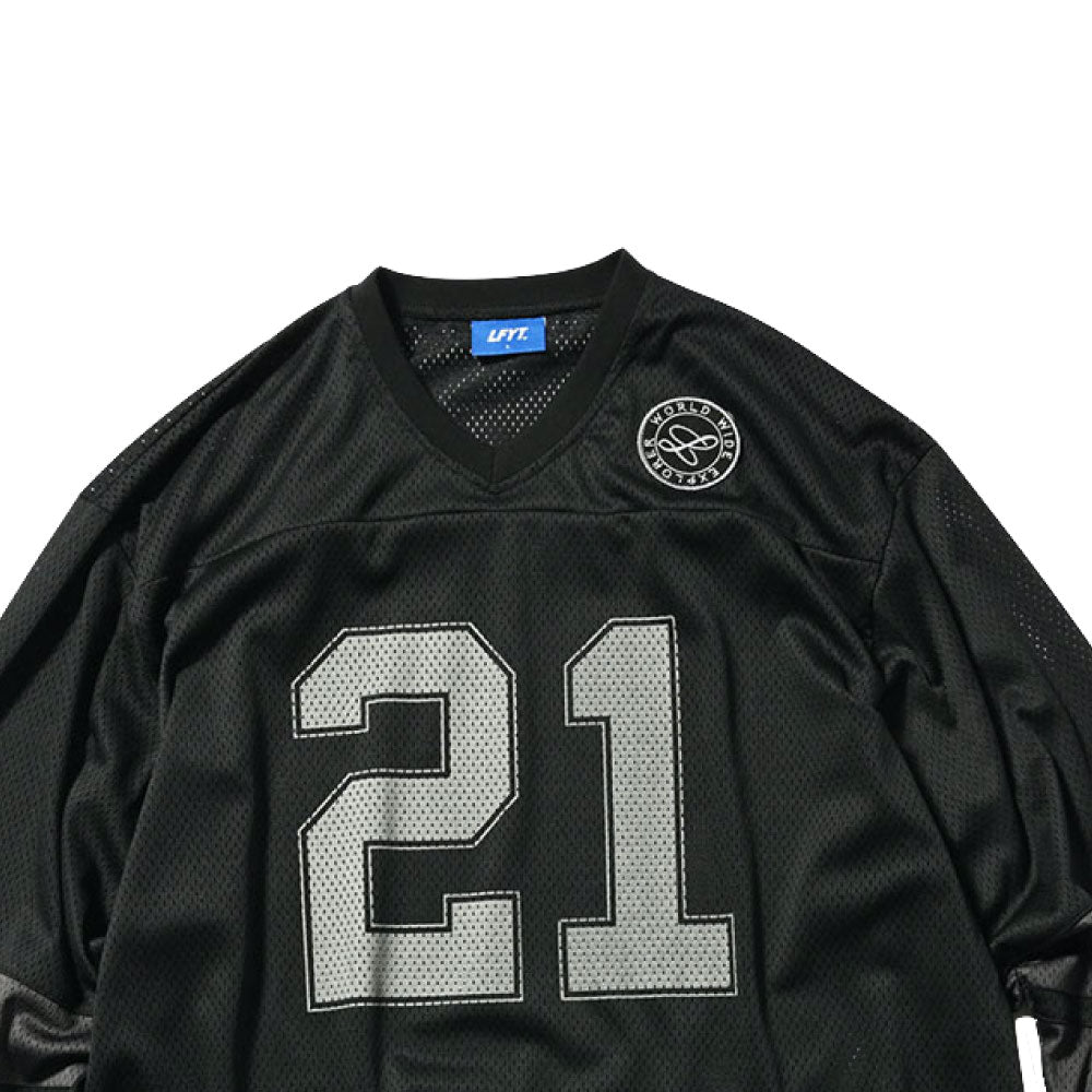 21th Anniversary Football Shirt BLK 長袖 Vネック フットボール シャツ