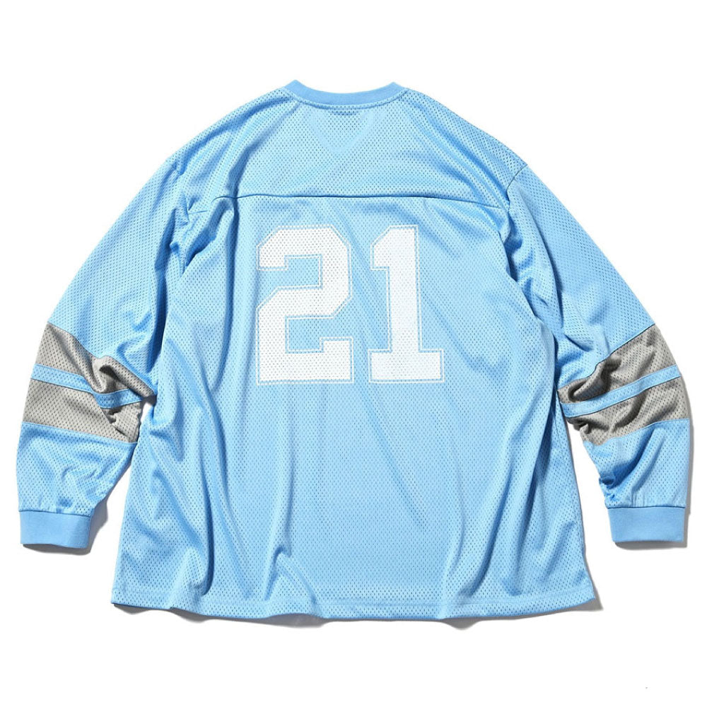 21th Anniversary Football Shirt BLU 長袖 Vネック フットボール シャツ