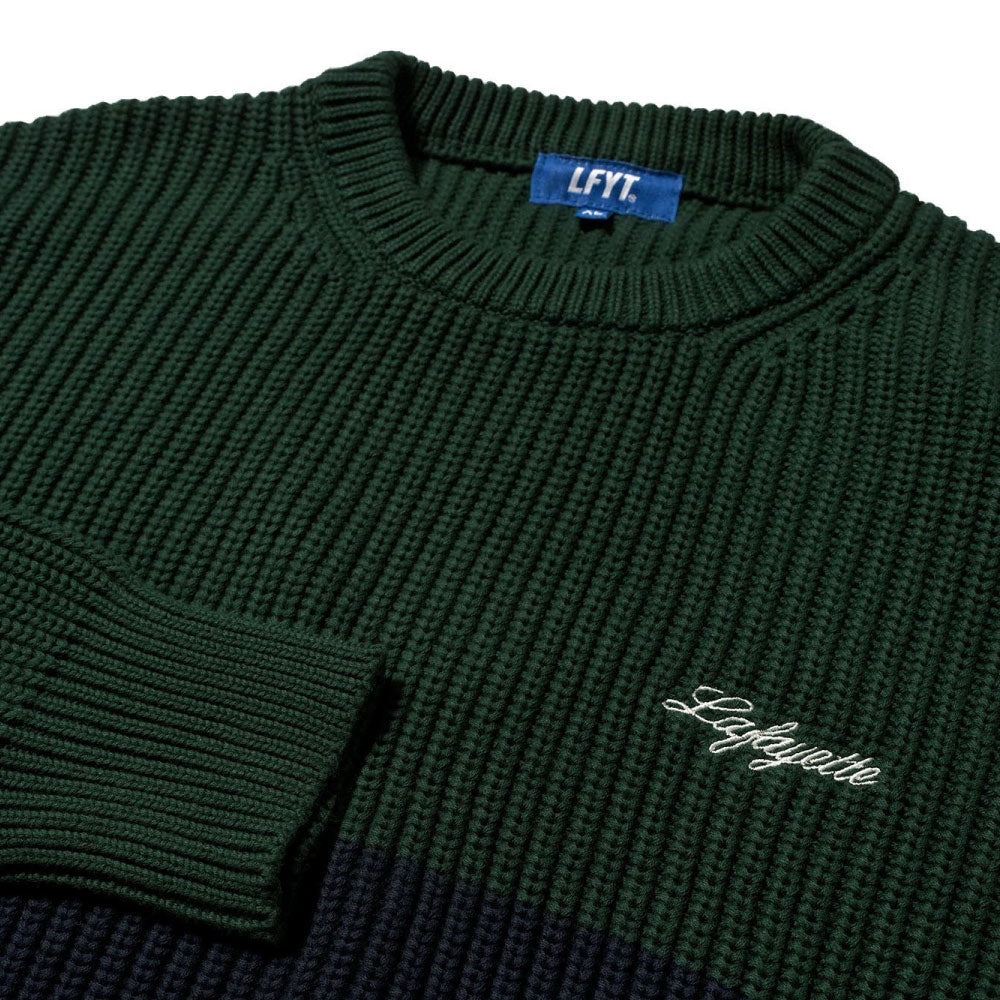 2Tone Low Gauge Cotton Knit Sweater 2トーン ローゲージ ニット セーター