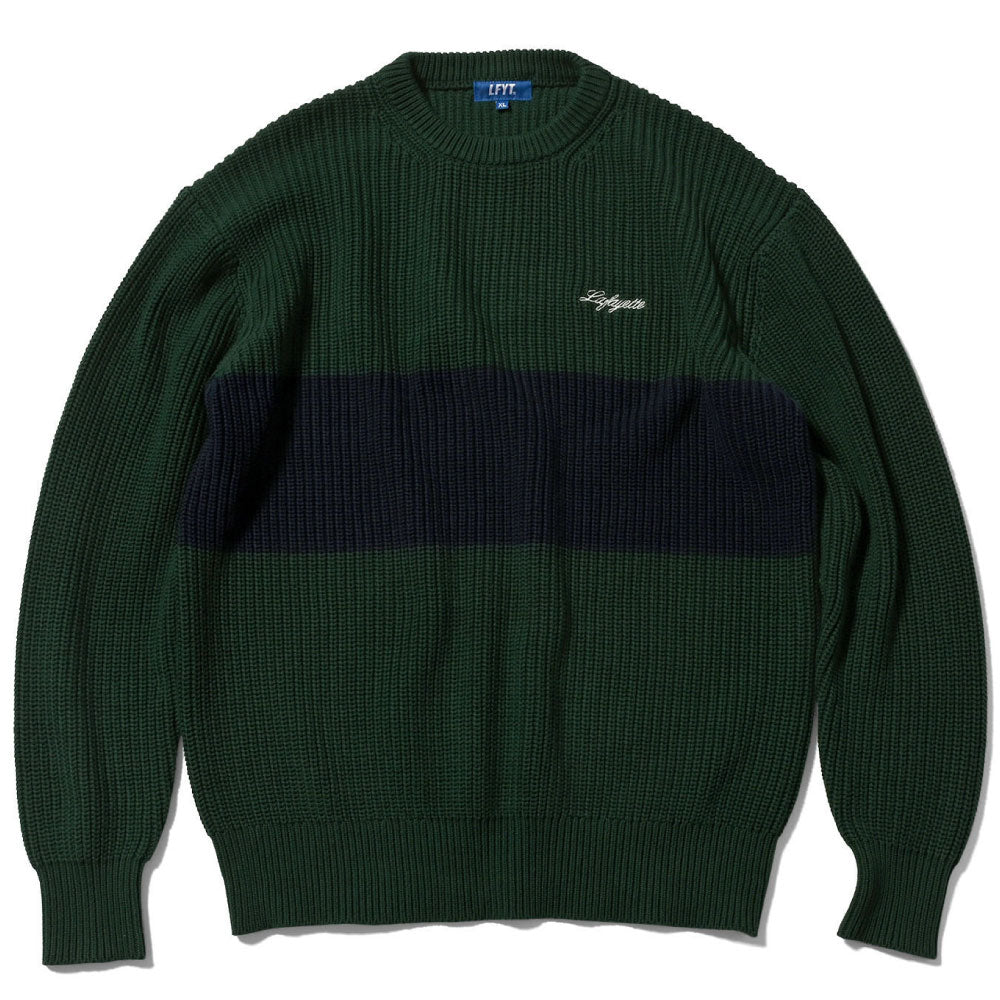 2Tone Low Gauge Cotton Knit Sweater 2トーン ローゲージ ニット セーター