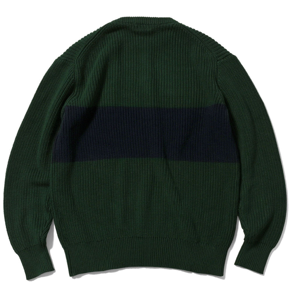 2Tone Low Gauge Cotton Knit Sweater 2トーン ローゲージ ニット セーター