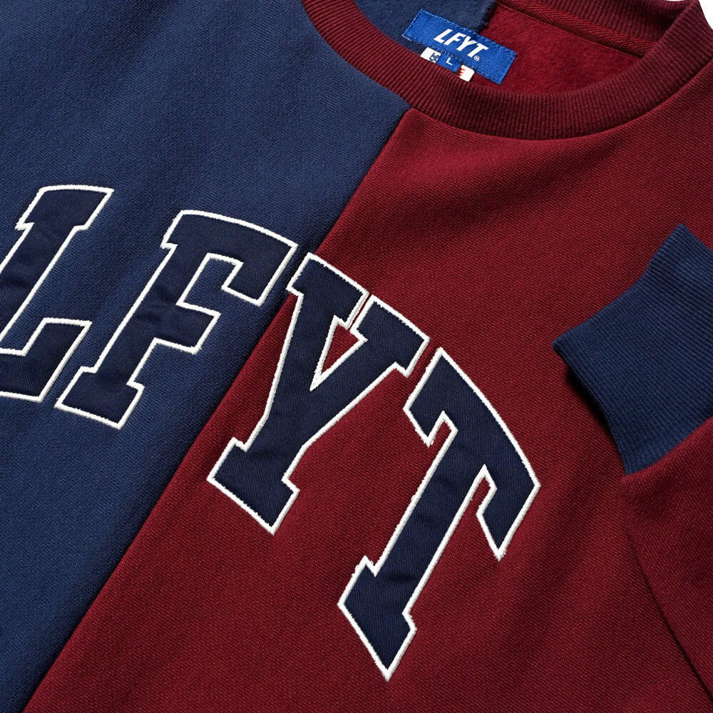 2 Tone Arch Logo US Cotton Crewneck Sweat Shirt MRN クルーネック スウェット