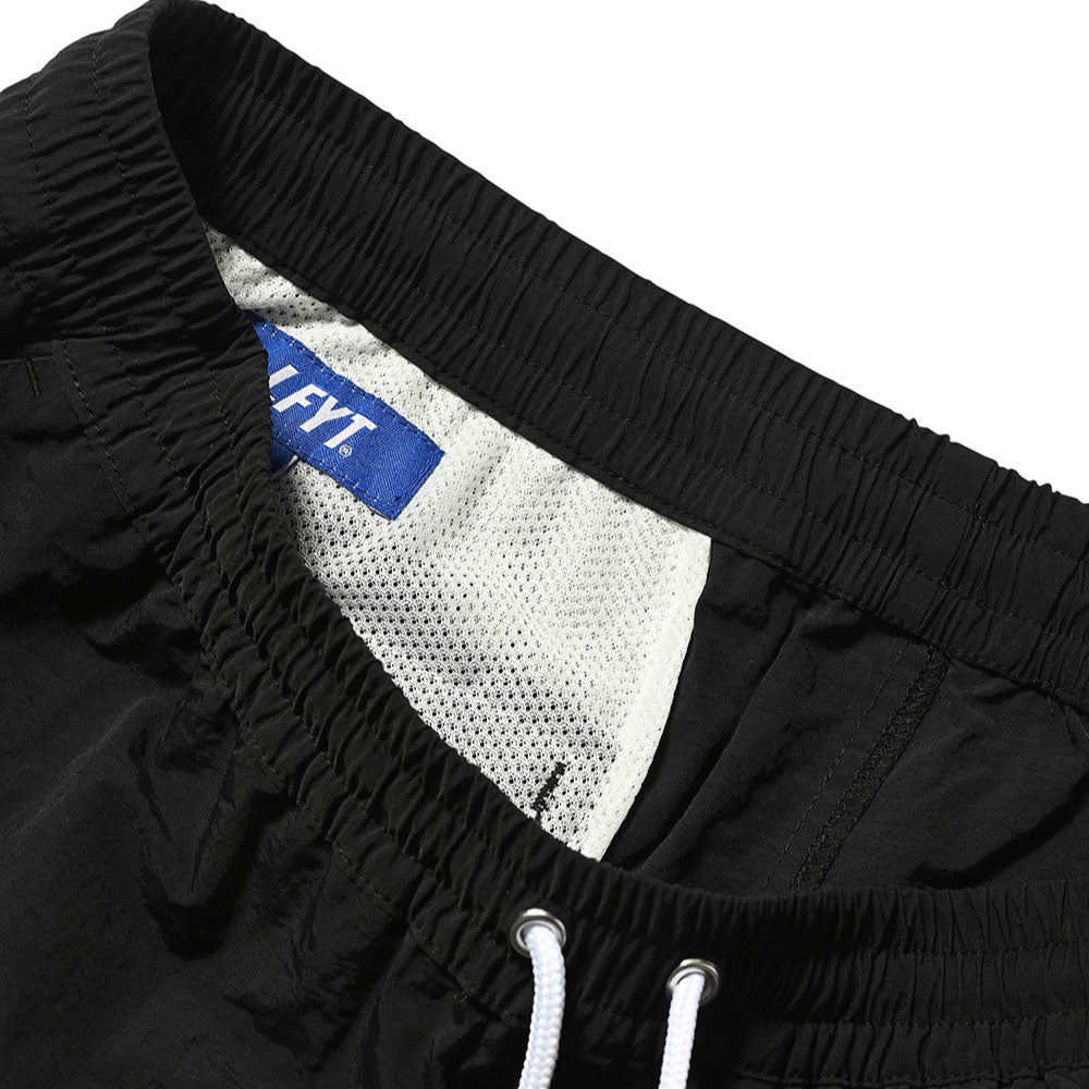 InfamousLogo Nylon Shorts BLK ロゴ ナイロン ショーツ ハーフパンツ