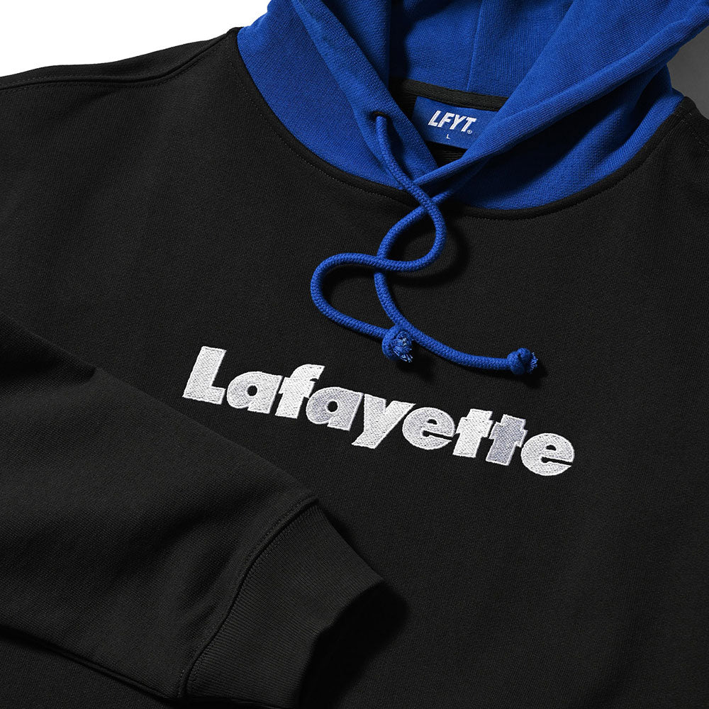 Lafayette Logo 2Tone Hoodie Black プルオーバー パーカー