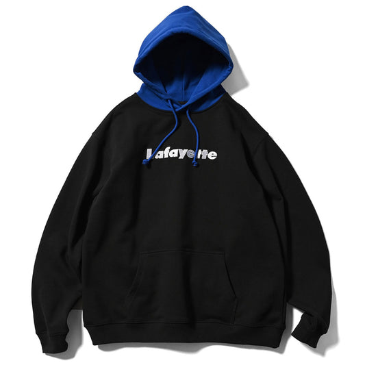 Lafayette Logo 2Tone Hoodie Black プルオーバー パーカー