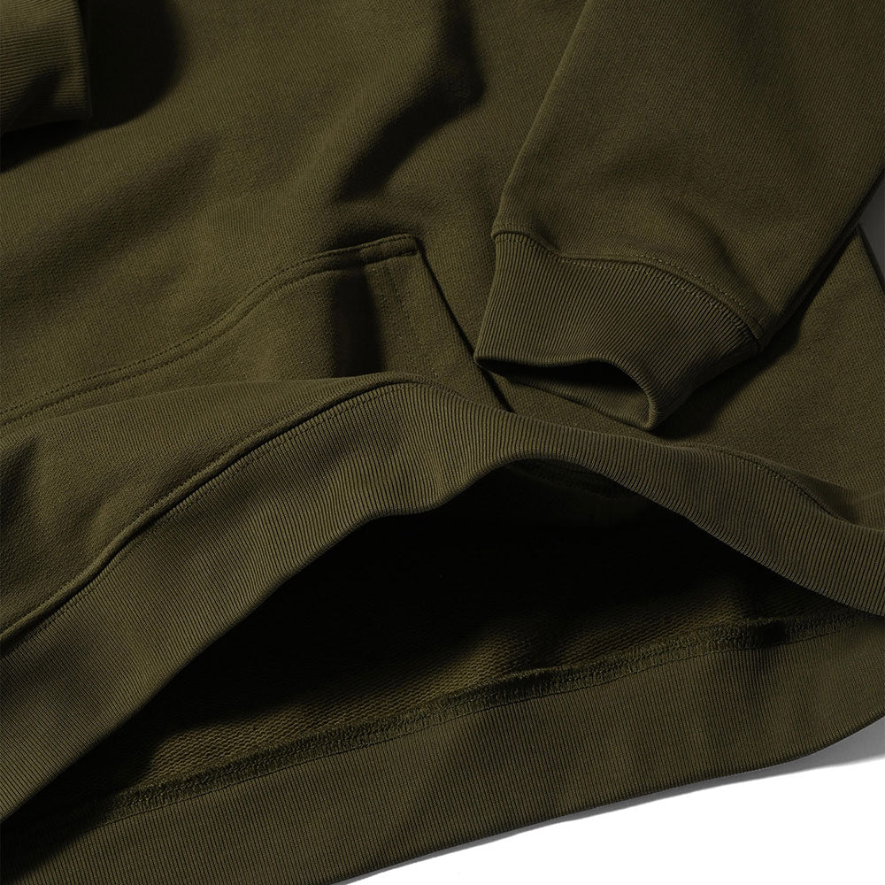 Lafayette Logo 2Tone Hoodie Olive Green プルオーバー パーカー