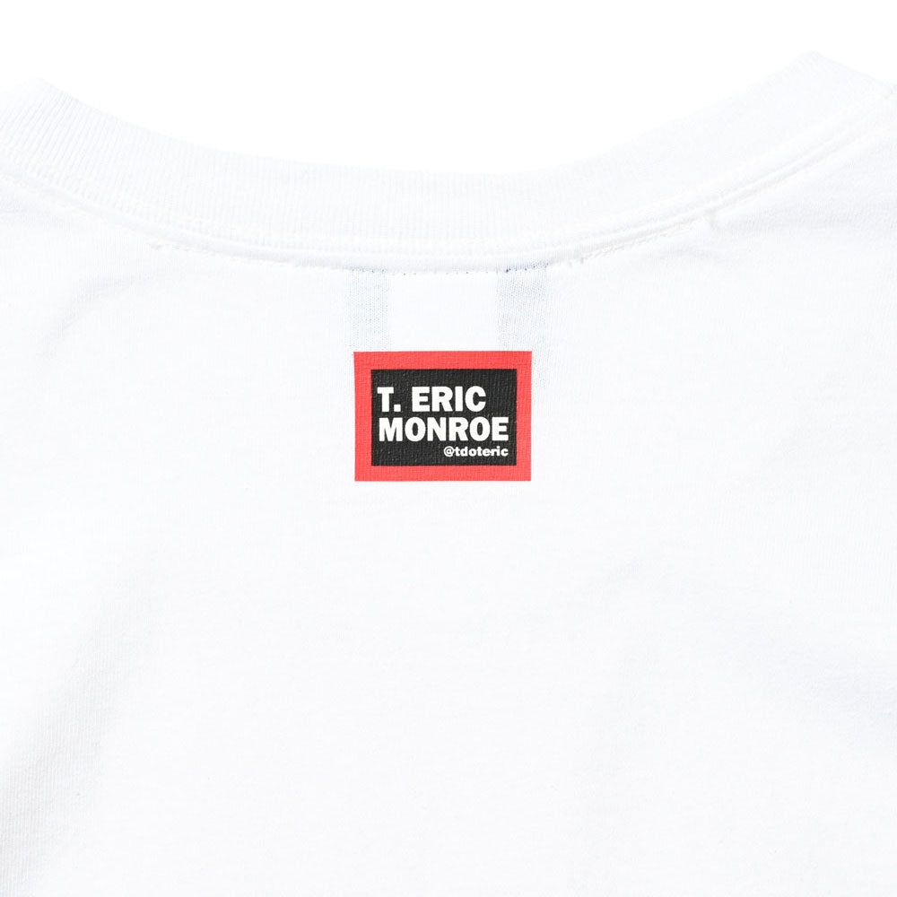 × T.Eric Monroe Big L 1993 S/S Tee WHT T. エリック・モンロー ビッグエル 半袖 Tシャツ