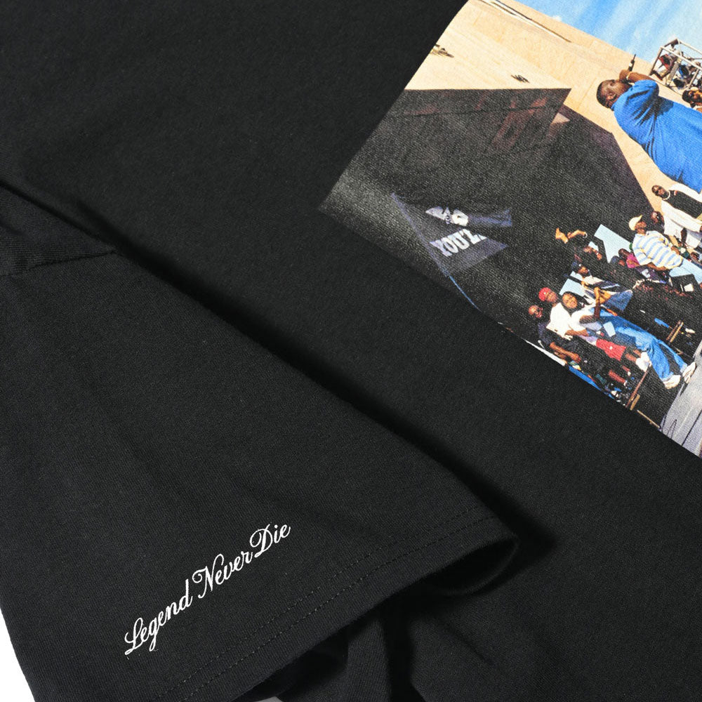 × T.Eric Monroe Biggie 1996 Hoodshock S/S Tee BLK T. エリック・モンロービギー 半袖 Tシャツ