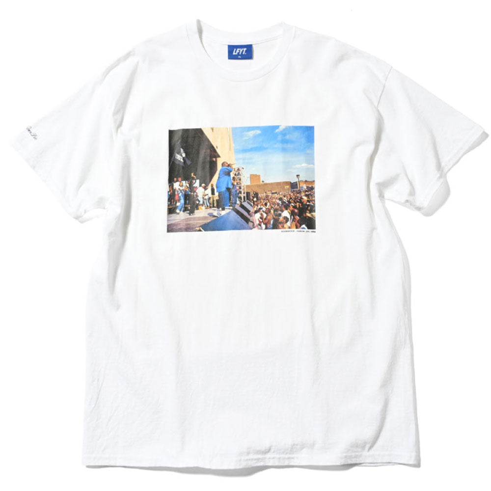 × T.Eric Monroe Biggie 1996 Hoodshock S/S Tee WHT T. エリック・モンロービギー 半袖 Tシャツ