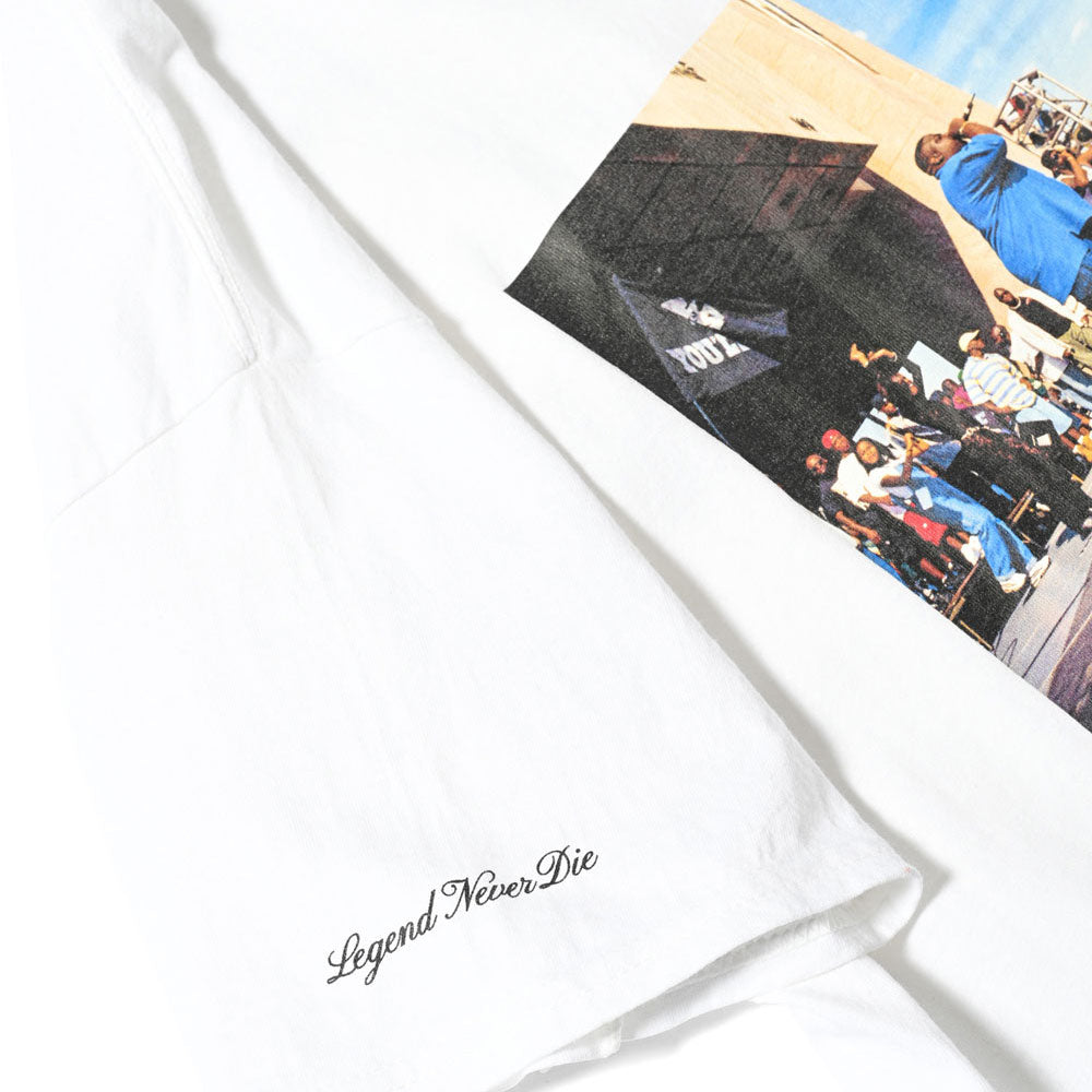 × T.Eric Monroe Biggie 1996 Hoodshock S/S Tee WHT T. エリック・モンロービギー 半袖 Tシャツ