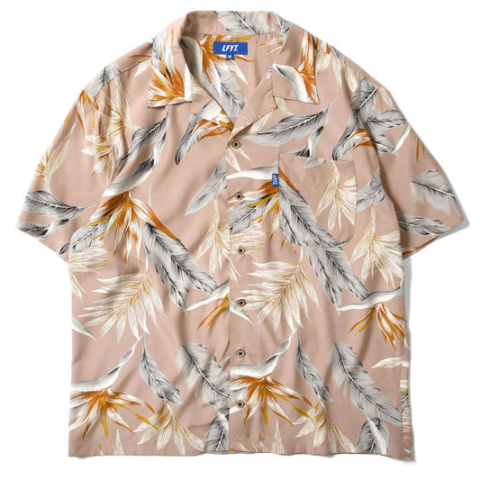 Bird Of Paradise S/S Aloha Shirt アロハ シャツ Beige