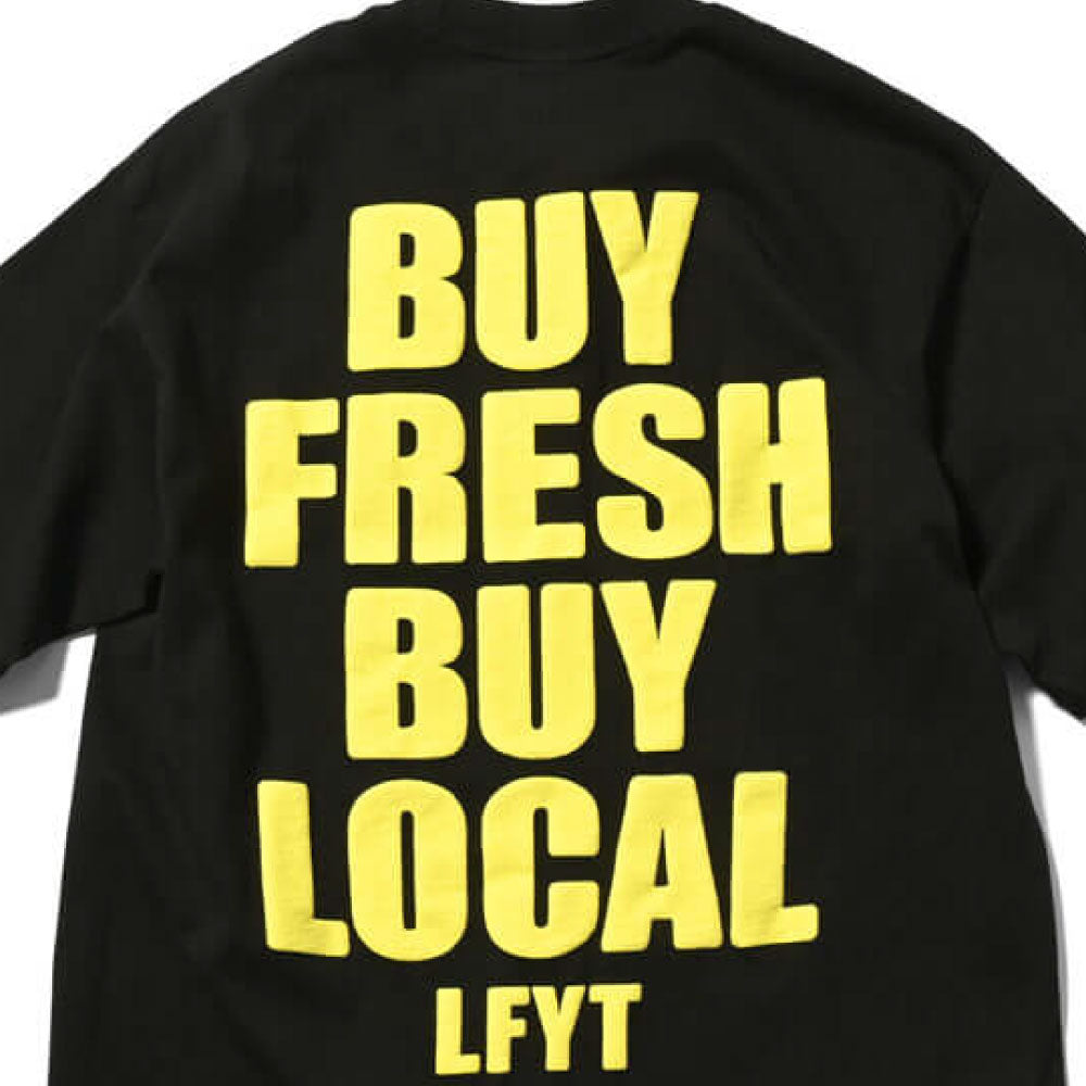 Buy Fresh Buy Local S/S Tee BLK 半袖 Tシャツ