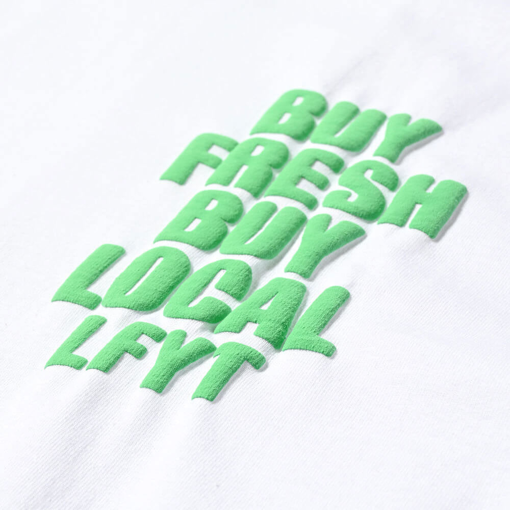 Buy Fresh Buy Local S/S Tee WHT 半袖 Tシャツ