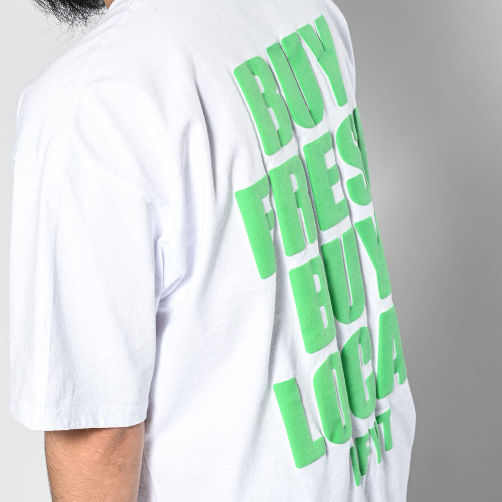 Buy Fresh Buy Local S/S Tee WHT 半袖 Tシャツ