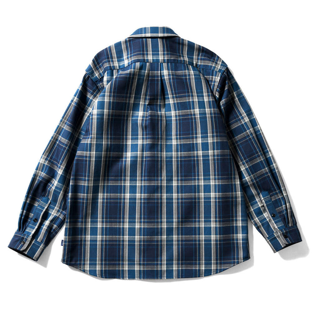 Classic Heavy Weight Flannel L/S Shirt 長袖 フランネル シャツ Blue